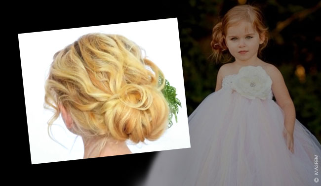 Детская прическа на свадьбу Детская прическа на свадьбу