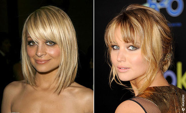 Квадратная форма лица прическа с челкой Квадратная форма лица прическа с челкой