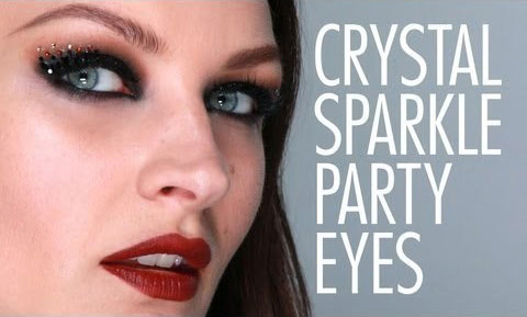 Макияж для вечеринки со стразами Макияж для вечеринки со стразами