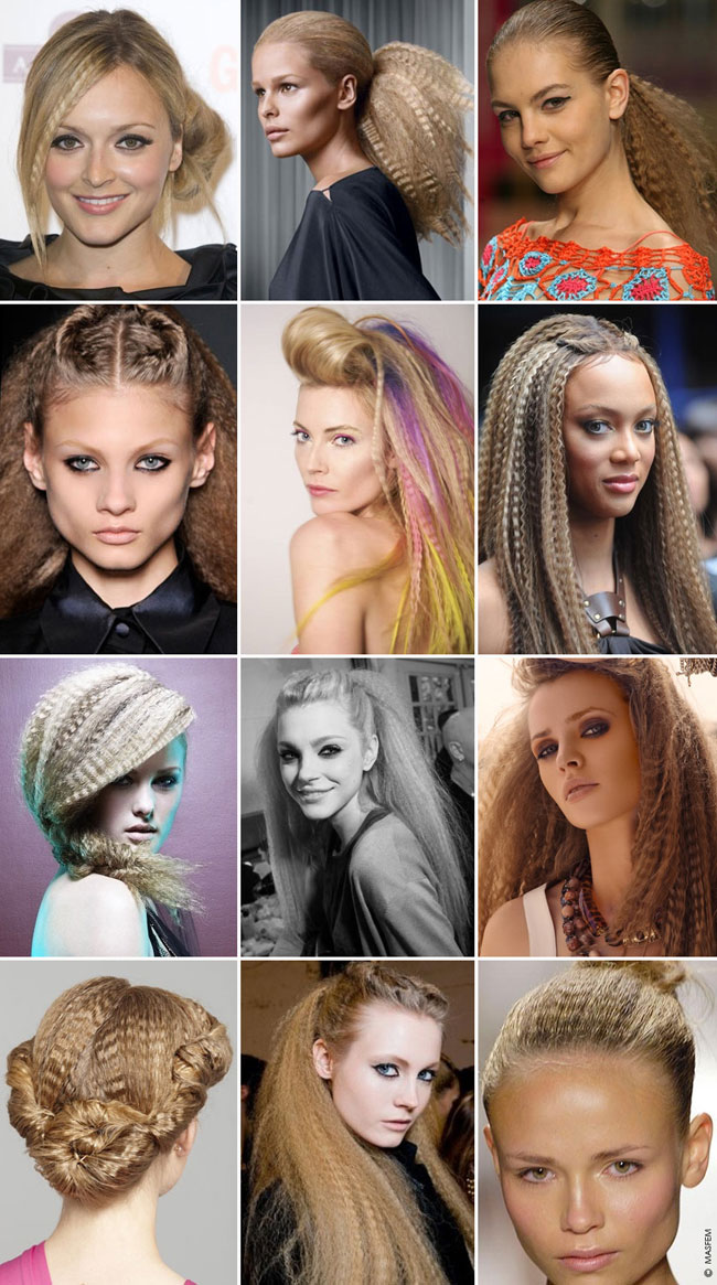 Прическа с гофре Прическа с гофре