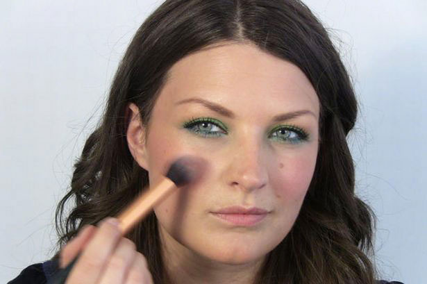 яркий вечерний макияж