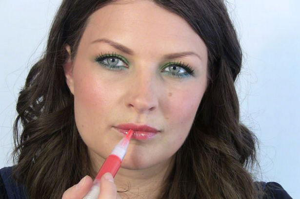 яркий вечерний макияж