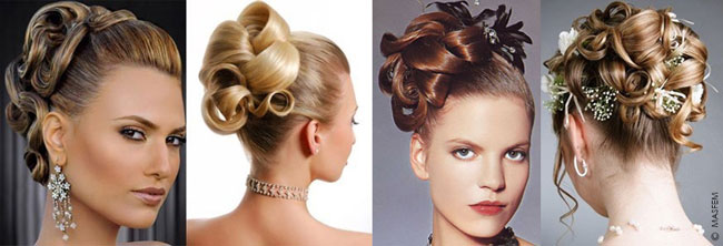 Прическа букли Прическа букли